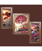 3-Pack Nature’s Embrace Photo Frames - 2 Pieces 10x17 Inch & 1 Piece 14x17 Inch - Rustic Wall Art for Home & Office Decor - Botanical Wall Hanging for Living Room, Bedroom, or Workspace 3-Pack Nature’s Embrace Photo Frames - 2 Pieces 10x17 Inch & 1 Piece 14x17 Inch - Rustic Wall Art for Home & Office Decor - Botanical Wall Hanging for Living Room, Bedroom, or Workspace