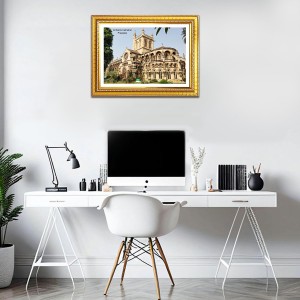All Saints Cathedral Church Photo Frame, 10x14 Inches Beautiful Elegant Framed Wall Art of Iconic Cathedral