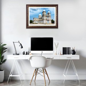 St. Francis Xavier Church Photo Frame, Beautiful Elegant Framed Wall Art of Iconic Cathedral
