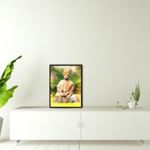 Swami Vivekananda Laminated Photo - 5x7 Inches, Divine Blessings for Home & Office and Temple Decoration