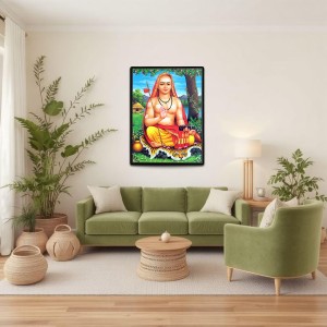 Adi Shankaracharya Laminated Photo - 7x9 Inches, Divine Blessings for Home & Office and Temple Decoration Adi Shankaracharya Laminated Photo - 7x9 Inches, Divine Blessings for Home & Office and Temple Decoration