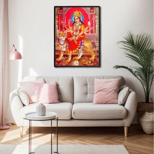 Maa Durga Laminated Photo (13x15 Inches Without glass) Divine Blessings for Table and Walls,Home & Office and Temple Decoration Maa Durga Laminated Photo (13x15 Inches Without glass) Divine Blessings for Table and Walls,Home & Office and Temple Decoration