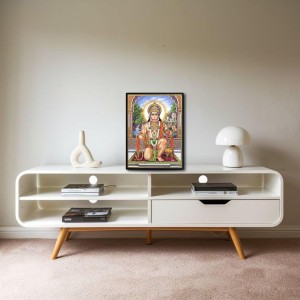 Sri Hanuman Laminated Photo (11x13 Inches) Divine Blessings for Home & Office and Temple Decoration Sri Hanuman Laminated Photo (11x13 Inches) Divine Blessings for Home & Office and Temple Decoration