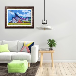The Cathedral Church Church Photo Frame, Beautiful Elegant Framed Wall Art of Iconic Cathedral