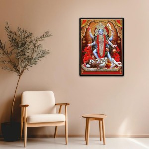 Maa Kaali Laminated Photo - 7x9 Inches, Divine Blessings for Home & Office and Temple Decoration Maa Kaali Laminated Photo - 7x9 Inches, Divine Blessings for Home & Office and Temple Decoration