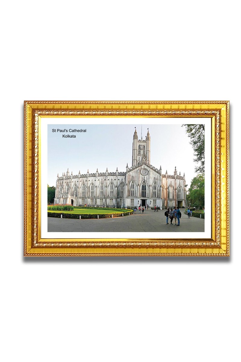 St Paul Church Photo Frame, Beautiful Elegant Framed Wall Art of Iconic Cathedral