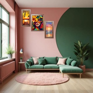 3-Pack Beautiful nature painting Photo Frames - 2 Pieces 14x21 Inch & 1 Piece 18x21 Inch - Rustic Wall Art for Home & Office Decor - Botanical Wall Hanging for Living Room, Bedroom, or Workspace 3-Pack Beautiful nature painting Photo Frames - 2 Pieces 14x21 Inch & 1 Piece 18x21 Inch - Rustic Wall Art for Home & Office Decor - Botanical Wall Hanging for Living Room, Bedroom, or Workspace