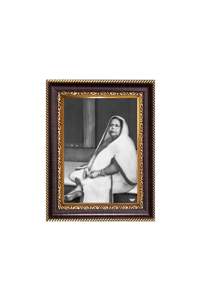 Sri Boro Maa Digital Print Photo 6.7x8.7 inches - Vibrant Religious Wall Art for Home, Office and Temple Decor.