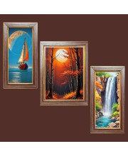 3-Pack Drifting with the Tide painting Photo Frames - 2 Pieces 6x13 Inch & 1 Piece 10x13 Inch - Rustic Wall Art for Home & Office Decor - Botanical Wall Hanging for Living Room, Bedroom, or Work 3-Pack Drifting with the Tide painting Photo Frames - 2 Pieces 6x13 Inch & 1 Piece 10x13 Inch - Rustic Wall Art for Home & Office Decor - Botanical Wall Hanging for Living Room, Bedroom, or Work