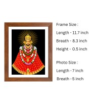 Colored Photo of Khatu Shyam Baba | Divine Shyam Baba Wall Art | Spiritual Decor for Home & Temple | Ideal for puja room