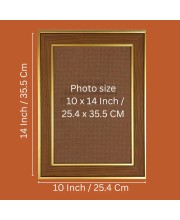 Shravan Kumar in Ramayana Photo Frame - 12x16 Inches, Brown Wooden Frame for Home, Office & Temple Decoration