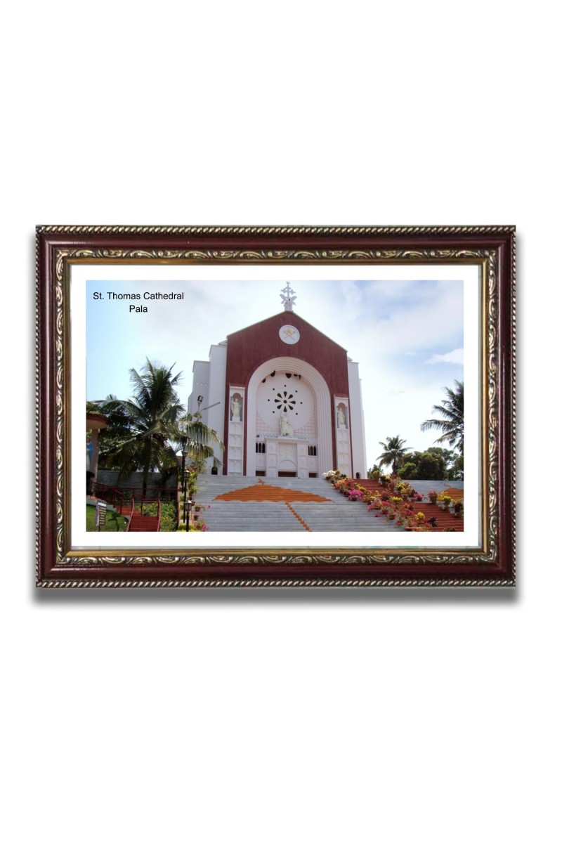 St. Thomas Cathedral Church Photo Frame, 10x14 Inches Beautiful Elegant Framed Wall Art of Iconic Cathedral