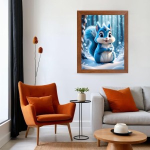 AI Funny Squirrel Art Picture for Kids - 16x20 inches, Brown Color - Perfect Wall Decor for Children's Room AI Funny Squirrel Art Picture for Kids - 16x20 inches, Brown Color - Perfect Wall Decor for Children's Room