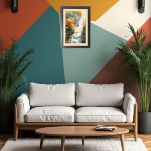 The beautiful butterfly is flying Black Photo Frame Funny Animal and Bird Cartoon Art The beautiful butterfly is flying Black Photo Frame Funny Animal and Bird Cartoon Art