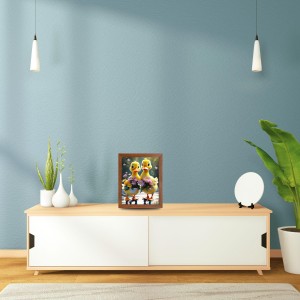 AI Funny Cute Duck Art Picture for Kids - 10x14 inches, Brown Color - Perfect Wall Decor for Children's Room