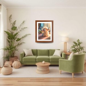 AI Funny cute sheep Art Picture for Kids - 10x14 inches, Brown Color - Perfect Wall Decor for Children's Room AI Funny cute sheep Art Picture for Kids - 10x14 inches, Brown Color - Perfect Wall Decor for Children's Room