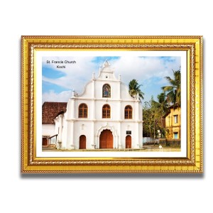 St. Francis Church Church Photo Frame, Beautiful Elegant Framed Wall Art of Iconic Cathedral