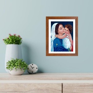 Mother Mary and Baby Jesus Colored Photograph |Divine Wall Art | Print |Devotional wall art Mother Mary and Baby Jesus Colored Photograph |Divine Wall Art | Print |Devotional wall art