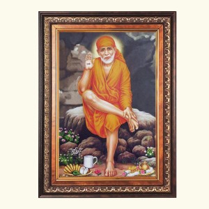 Sri Sai Baba Color Photo 10x14 Inch - Vibrant Religious Wall Art for Home or Office Decor. Sri Sai Baba Color Photo 10x14 Inch - Vibrant Religious Wall Art for Home or Office Decor.