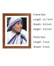 Mother Teresa Colored Photo | Print of the Saint of Kolkata | Perfect for Home, Office, or Religious Decoration | Ideal Spiritual Gift