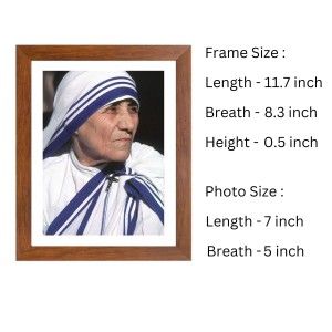 Mother Teresa Colored Photo | Print of the Saint of Kolkata | Perfect for Home, Office, or Religious Decoration | Ideal Spiritual Gift
