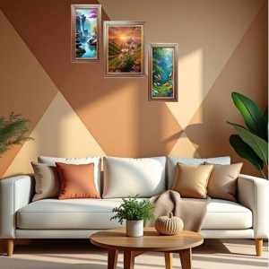 3-Pack Stunning view Photo Frames - 2 Pieces 10x17 Inch & 1 Piece 14x17 Inch - Rustic Wall Art for Home & Office Decor - Botanical Wall Hanging for Living Room, Bedroom, or Workspace 3-Pack Stunning view Photo Frames - 2 Pieces 10x17 Inch & 1 Piece 14x17 Inch - Rustic Wall Art for Home & Office Decor - Botanical Wall Hanging for Living Room, Bedroom, or Workspace