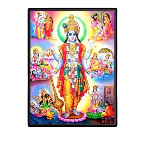 Vishnu Avatar Laminated Photo - 5x7 Inches, Divine Blessings for Home & Office and Temple Decoration Vishnu Avatar Laminated Photo - 5x7 Inches, Divine Blessings for Home & Office and Temple Decoration