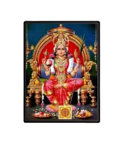 Tripura Sundari Laminated Photo - 5x7 Inches, Divine Blessings for Home & Office and Temple Decoration