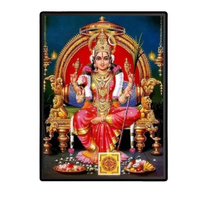 Tripura Sundari Laminated Photo - 5x7 Inches, Divine Blessings for Home & Office and Temple Decoration Tripura Sundari Laminated Photo - 5x7 Inches, Divine Blessings for Home & Office and Temple Decoration