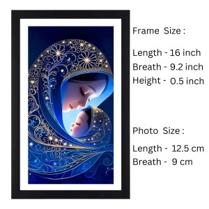 Mother and Child Colored Photograph |Heartwarming Wall Art | for Home or NurseryDecoration