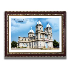 St. Francis Xavier Church Photo Frame, Beautiful Elegant Framed Wall Art of Iconic Cathedral St. Francis Xavier Church Photo Frame, Beautiful Elegant Framed Wall Art of Iconic Cathedral
