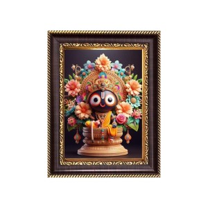 Sri Jagannath Deb Digital Print Photo 6.7x8.7 inches - Vibrant Religious Wall Art for Home, Office and Temple Decor. Sri Jagannath Deb Digital Print Photo 6.7x8.7 inches - Vibrant Religious Wall Art for Home, Office and Temple Decor.