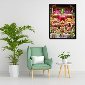 Sri Jagannath Maha Pravu Laminated Photo (9x11 Inches Without glass) Divine Blessings for Table and Walls,Home & Office and Temple Decoration Sri Jagannath Maha Pravu Laminated Photo (9x11 Inches Without glass) Divine Blessings for Table and Walls,Home & Office and Temple Decoration