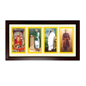 Hitech Sales Wall Hanging Hindu god Photo 4 in 1 frame for Home & Office Decore, wall, living room, gifts, pooja, Living Room & Bed Room Collage Decoration synthetic photo Frame with Glass Multicolor Hitech Sales Wall Hanging Hindu god Photo 4 in 1 frame for Home & Office Decore, wall, living room, gifts, pooja, Living Room & Bed Room Collage Decoration synthetic photo Frame with Glass Multicolor