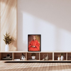 Swami Avdheshanand Giri Laminated Photo - 5x7 Inches, Divine Blessings for Home & Office and Temple Decoration Swami Avdheshanand Giri Laminated Photo - 5x7 Inches, Divine Blessings for Home & Office and Temple Decoration