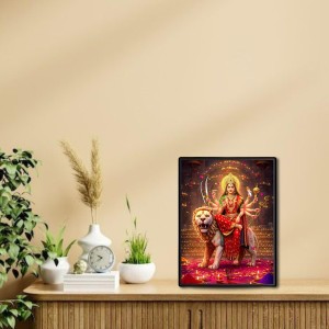 Maa Durga Laminated Photo (7x9 Inches Without glass) Divine Blessings for Table and Walls,Home & Office and Temple Decoration Maa Durga Laminated Photo (7x9 Inches Without glass) Divine Blessings for Table and Walls,Home & Office and Temple Decoration