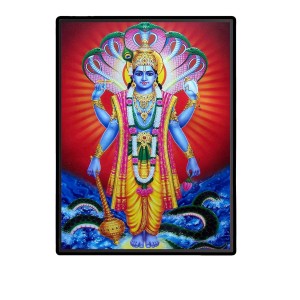 Vishnu Laminated Photo - 13x15 Inches, Divine Blessings for Home & Office and Temple Decoration Vishnu Laminated Photo - 13x15 Inches, Divine Blessings for Home & Office and Temple Decoration