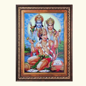 Shri Hanuman Color Photo 10x14 Inch - Vibrant Religious Wall Art for Home or Office Decor. Shri Hanuman Color Photo 10x14 Inch - Vibrant Religious Wall Art for Home or Office Decor.