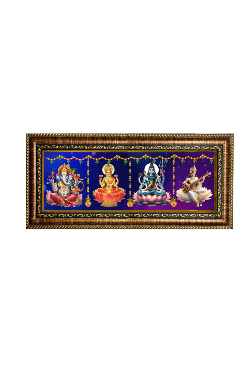 HiTech Sales Hanuman Ji Hugs Lord Sri Ram Ram and Hanuman Photo Frame for Home Decor & Puja,Office,Wall/Table,Study room gifts | PVC Frame & Front Face Glass Religious Frame (10 X 8 in)