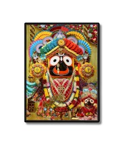 Sri Jagannath Laminated Photo - 13x15 Inches, Divine Blessings for Home & Office and Temple Decoration