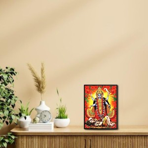 Maa Kaali Laminated Photo - 13x15 Inches, Divine Blessings for Home & Office and Temple Decoration