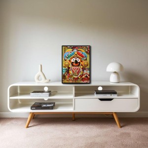Sri Jagannath Laminated Photo - 13x15 Inches, Divine Blessings for Home & Office and Temple Decoration Sri Jagannath Laminated Photo - 13x15 Inches, Divine Blessings for Home & Office and Temple Decoration
