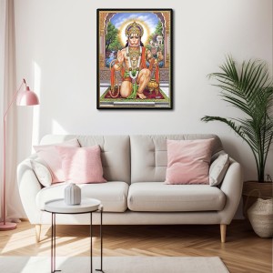 Sri Hanuman Laminated Photo (11x13 Inches) Divine Blessings for Home & Office and Temple Decoration Sri Hanuman Laminated Photo (11x13 Inches) Divine Blessings for Home & Office and Temple Decoration