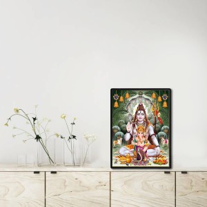 Shiva Laminated Photo - 5x7 Inches, Divine Blessings for Home & Office and Temple Decoration Shiva Laminated Photo - 5x7 Inches, Divine Blessings for Home & Office and Temple Decoration