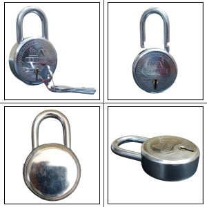 Hi Tech Sales Heavy Duty Steel Padlock with 3 Keys, Durable and 65mm Round Body Lock for Home, Office, and Security Use Hi Tech Sales Heavy Duty Steel Padlock with 3 Keys, Durable and 65mm Round Body Lock for Home, Office, and Security Use