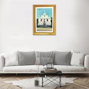 St. Francis Church Church Photo Frame, Beautiful Elegant Framed Wall Art of Iconic Cathedral St. Francis Church Church Photo Frame, Beautiful Elegant Framed Wall Art of Iconic Cathedral