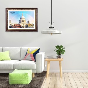 St. Paul Church Photo Frame, 10x14 Inches Beautiful Elegant Framed Wall Art of Iconic Cathedral St. Paul Church Photo Frame, 10x14 Inches Beautiful Elegant Framed Wall Art of Iconic Cathedral