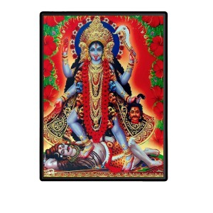 Maa Kali Laminated Photo (7x9 Inches), Divine Blessings for Home & Office and Temple Decoration Maa Kali Laminated Photo (7x9 Inches), Divine Blessings for Home & Office and Temple Decoration