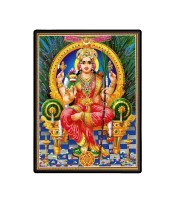 Tripura Sundari Laminated Photo - 11x13 Inches, Divine Blessings for Home & Office and Temple Decoration