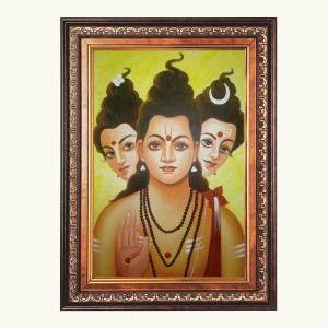 Sri Dattatreya Swami Color Photo 10x14 Inch - Vibrant Religious Wall Art for Home or Office Decor. Sri Dattatreya Swami Color Photo 10x14 Inch - Vibrant Religious Wall Art for Home or Office Decor.